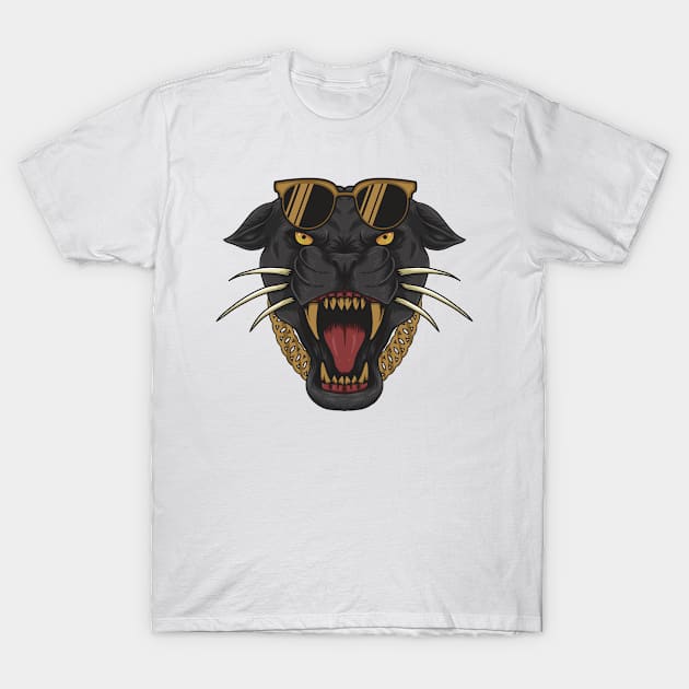 Tiger Face T-Shirt by sufian